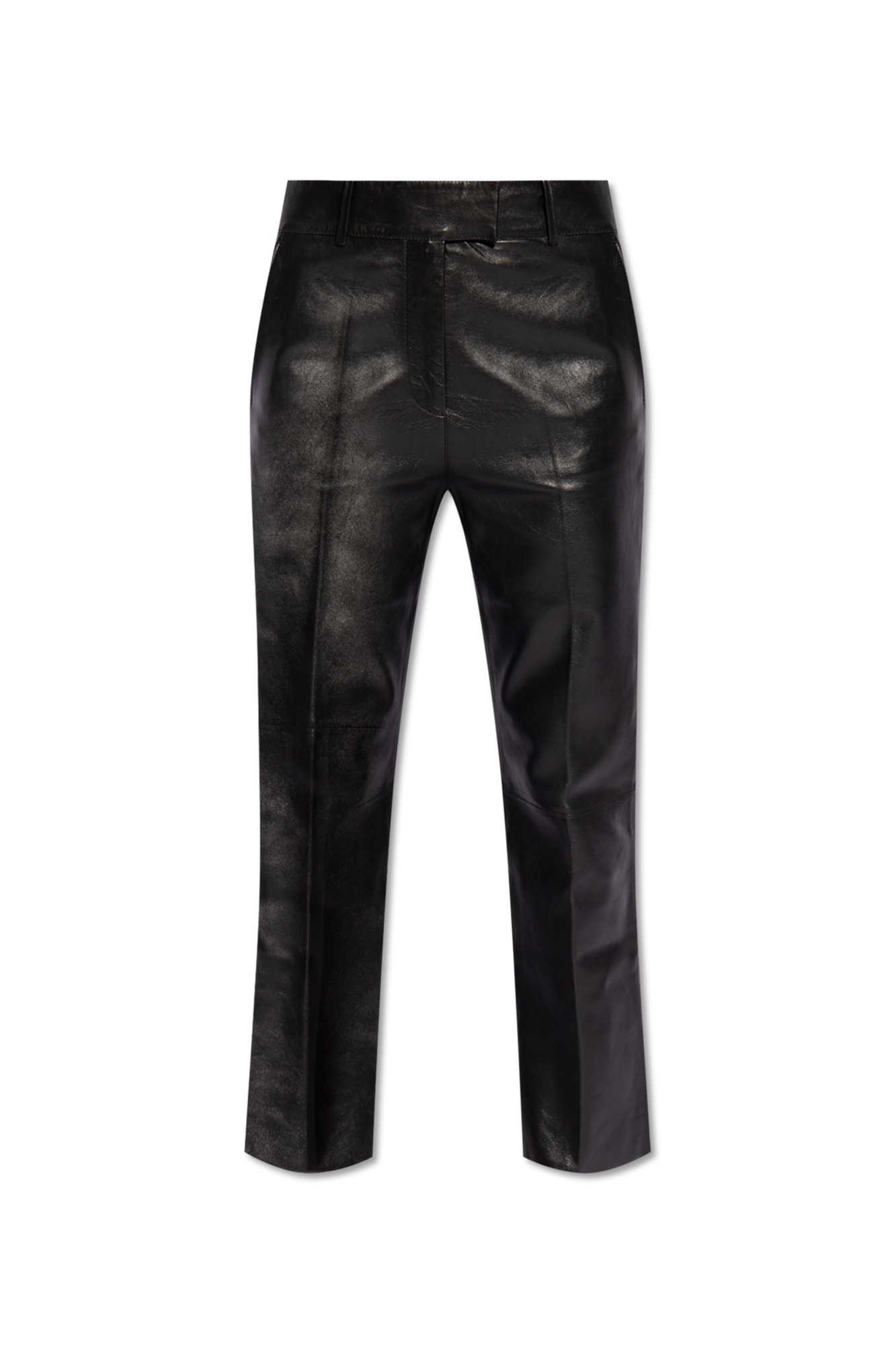 Black 'Zia' leather trousers STAND STUDIO - Sexy Cargo Fit